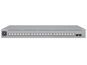 UniFi Switch Pro Max 24 POE, 24 puertos (8x POE++ 2.5GbE, 16x GbE POE+), 2x SFP+ 10G, 400W, pantalla táctil.