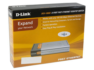 Switch D-Link DES-1008D 8 Ports 10/100 Fast Ethernet - Bon état D'occasion