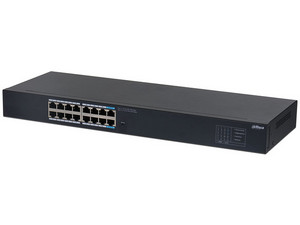 Switch DH-SG1016, 16 Puertos Gigabit Ethernet 10/100/1000, Diseño Compacto, Capa 2, Switching 1.6 Gbps, Velocidad de Reenvío 23.81 Mbps.