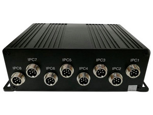 Switch Meriva Streamax MSWITCH, PON Móvil, 8 Puertos DIN 6PIN, 8–36 VCD, Alta Resistencia.