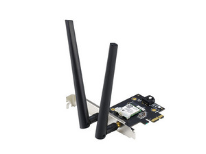 Tarjeta de Red ASUS PCE-AX1800, Wi-Fi 6 Dual Band, Tecnología OFDMA y MU-MIMO, Bluetooth Integrado.