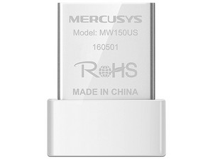Nano Adaptador Inalámbrico USB Mercusys MW150US, Wireless N (Wi-Fi 4), hasta 150 Mbps, USB.