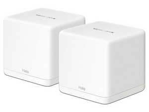 Sistema de Wi-Fi en Malla Mercusys Ax1500, Wireless AX (Wi-Fi 6), RJ-45. Color Blanco. 2 Piezas.