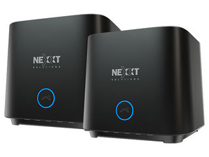 Sistema de Wi-Fi en Malla Nexxt Bolt AX1200 de Doble banda 2.4GHz y 5GHz, Wireless AX (Wi-Fi 5), hasta 1200Mbps. (Paquete de 2).
