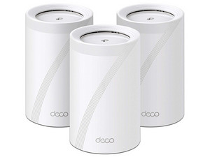 Sistema de Wi-Fi en Malla TP-Link DECO BE63 de Triple Banda, Wireless AX (Wi-Fi 7), Hasta 5188 Mbps, Color Blanco. (Paquete de 3)