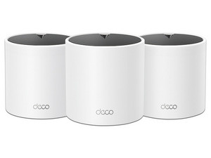 Sistema Mesh Wi-Fi 6 TP-LINK Deco X15 (3-Pack), Dual-Band, AX1500, 2 Puertos Gigabit.