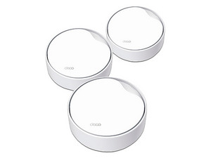 Sistema de Wi-Fi en Malla TP-Link Deco X50-PoE de Doble Banda, Wireless AX (Wi-Fi 6), Hasta 2402 Mbps, Color Blanco, (Paquete de 3 Piezas).