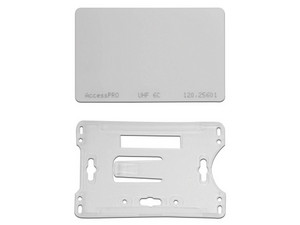 Tarjeta Inteligente sin Contacto AccessPRO, Color Blanco, Incluye Porta Tarjeta.