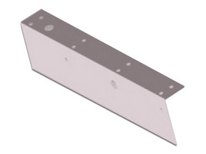 Soporte de fijación L Axceze para series M620, apertura interior, compatible con chapa magnética.
