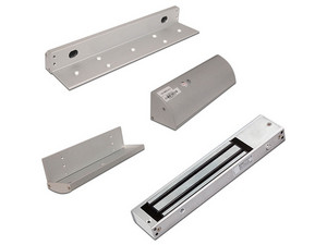 Kit MZLT620 con 1 Chapa Magnética Electroimán AX-M620T y 1 Bracket Tipo ZLC AX-M620-ZLC.