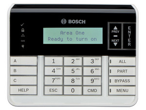 Teclado alfanumérico Bosch B920 para paneles de alarma SDI2.