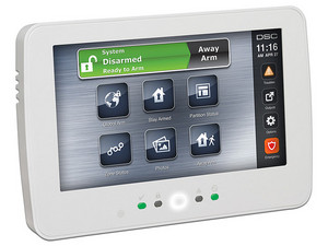 Teclado DSC HS2TCHPN de pantalla táctil para panel de control PowerSeries Neo.