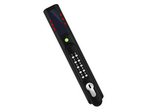 Cerradura de Seguridad PANDUIT SmartZone, Con lectora de tarjetas, Teclado para Doble Autenticación, Sensor de humedad Integrado, Color Negro.