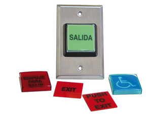 Botón de salida RCI Rutherford controls 972LESMO, Múltiples Placas.