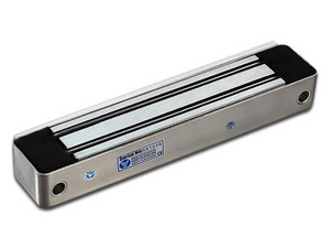 Contrachapa Magnetica de puerta para control de acceso YM-180W-S, hasta 180 kg de fuerza de retención.