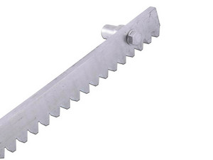 Riel Dentado GRM08 ZKTeco, Longitud de 1 Metro, Compatible con Motor ZK-SL800AC, Paquete con 4 Rieles.