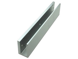 Soporte para puerta de Vidrio ZKTeco LMB-280U, forma "U", modo de apertura de 90 grados.