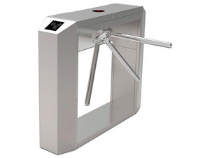 Control de acceso ZKTeco TS200 con torniquete trípode bidireccional.