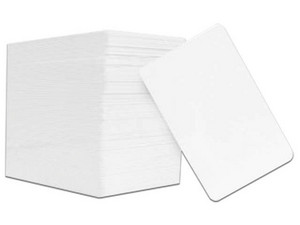 Tarjetas Imprimibles de PVC AccessPRO 5.39 x 8.57cm, Blanco, 100 Piezas.