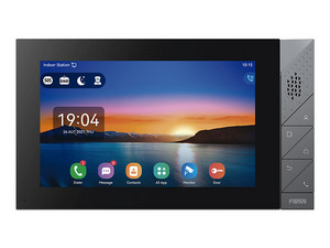 Monitor IP/SIP Fanvil para interior con Android, Wi-Fi, pantalla táctil de 7", audio de 2 vías, PoE, 8 interfaces de entrada de alarma.