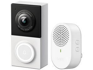 Timbre Inteligente TP-Link Tapo D130 con Cámara, Resolución 2K, 5MP. Color Blanco