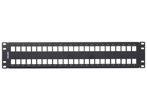 Panel de Parcheo Belden Cat6/6a de 48 puertos, UTP, 2UR.