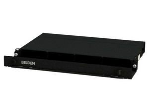 Charola para Fibra óptica Belden AX105563 de alta densidad.
