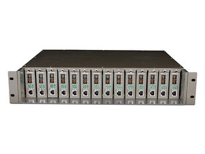 Gabinete TP-Link MC1400 para Convertidor de Medios, 14 Bahías, 19" 2U.