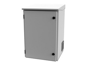 Gabinete metálico Linkedpro LP-FORTE-16U-R3 para exteriores, con Rack de 19" de 16U, con Ventiladores y Termostato, NEMA 4.

