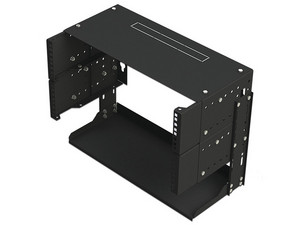 Rack Abierto Linkedpro LP-REP-1205-CH de 19", Profundidad Ajustable de 8" a 12", 5U, Charola de Uso Múltiple.