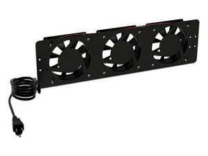 Kit de 3 Ventiladores de 120 mm con Clavija para Gabinete de piso, 110 Vca.