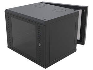 Gabinete Abatible de Pared LinkedPro SR-1912-GAP-V4 con Rack 19
