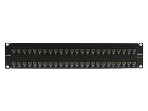Panel de Parcheo Siemon UltraMAX UP6-F2-48L-RS, UTP, Pre cargado con Jacks Cat6, 48 Puertos, Plano, 2U, Color Negro