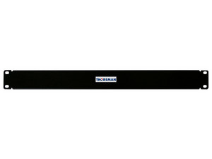 Tapa Ciega Thorsman TH-TAP-FR-1UR para rack de 19", 1UR. Color Negro.