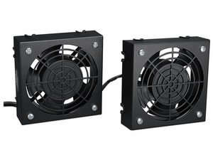 Panel de 2 ventiladores SmartRack de Techo TrippLite, clavija 5-15P.