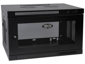 Gabinete Tripp Lite SmartRack de 6U, bajo perfil, para instalación en pared.