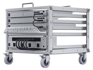 Mini Rack Abierto Ubiquiti Networks U-RACK-6U-TL, Con Ruedas, 6U, hasta 35Kg, Color Gris.