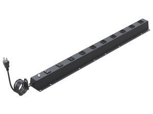 PDU Vertical LinkedPro  TCM-SR19KIT de 10 Contactos NEMA 5-15R, 120Vca/15A, Compatible con Rack EIRL y EIQR. Color Negro