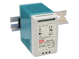 Fuente de Poder Meanwell DRC-100-A para Montaje Riel DIN, 96.6W.
