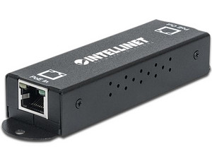 Repetidor extensor de PoE+ de alta potencia Gigabit con 1 puerto RJ45 10/100/1000 Mbps para 48V