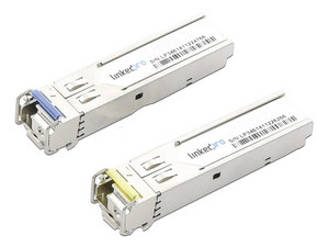 Transceptor de Fibra Óptica SFP LinkedPro LP-IND-SFP-BD-1G-3, Multimodo, Conector LC, hasta 3km, 2 Piezas.