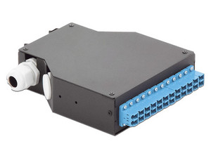 Módulo distribuidor de Fibra Óptica de 12 acopladores Linkedpro, Duplex LC/UPC monomodo.
