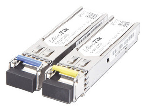 Transceptores MiniGbic SFP LC WDM para Fibra Mono Modo Hasta 20 Kms.