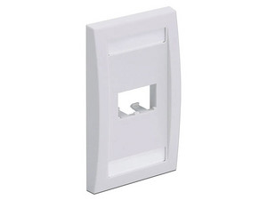 Placa de Pared Panduit CFPE2EIY de 2 puertos. Color Marfil.