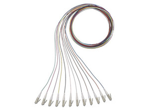 Kit de 12 Pigtails con Conector LC de 1m, Multimodo 50/125 OM4, 900um.