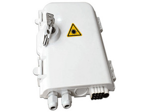 Caja de Distribución SBE TECH, para FTTX 2 x 8, IP65.