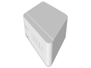 Caja terminal SBE TECH CTFOP4PNL de 4 puertos. Color Blanco.