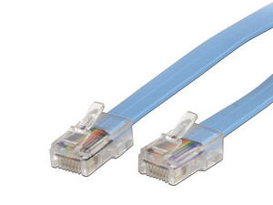 Cable Rollover de Consola, Ethernet RJ45 M-M, 1.8m.
