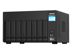 Servidor NAS QNAP TS-832PX-4G: Procesador AnnapurnaLabs Alpine AL324 ARM (hasta 1.7 GHz), Memoria de 4GB DDR4, 8 Bahías SATA, (No incluye discos duros).