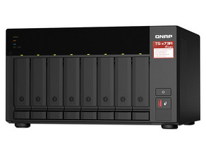Unidad de Almacenamiento NAS QNAP TS-873A-8G-US de 8 Bahías SATA 3.5", Procesador Ryzen V1500B (2.2GHz), 8GB DDR4.